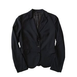 Sisley Gray Long Sleeve Fully Lined Fitted Blazer Jacket Women's Size 42 US 8